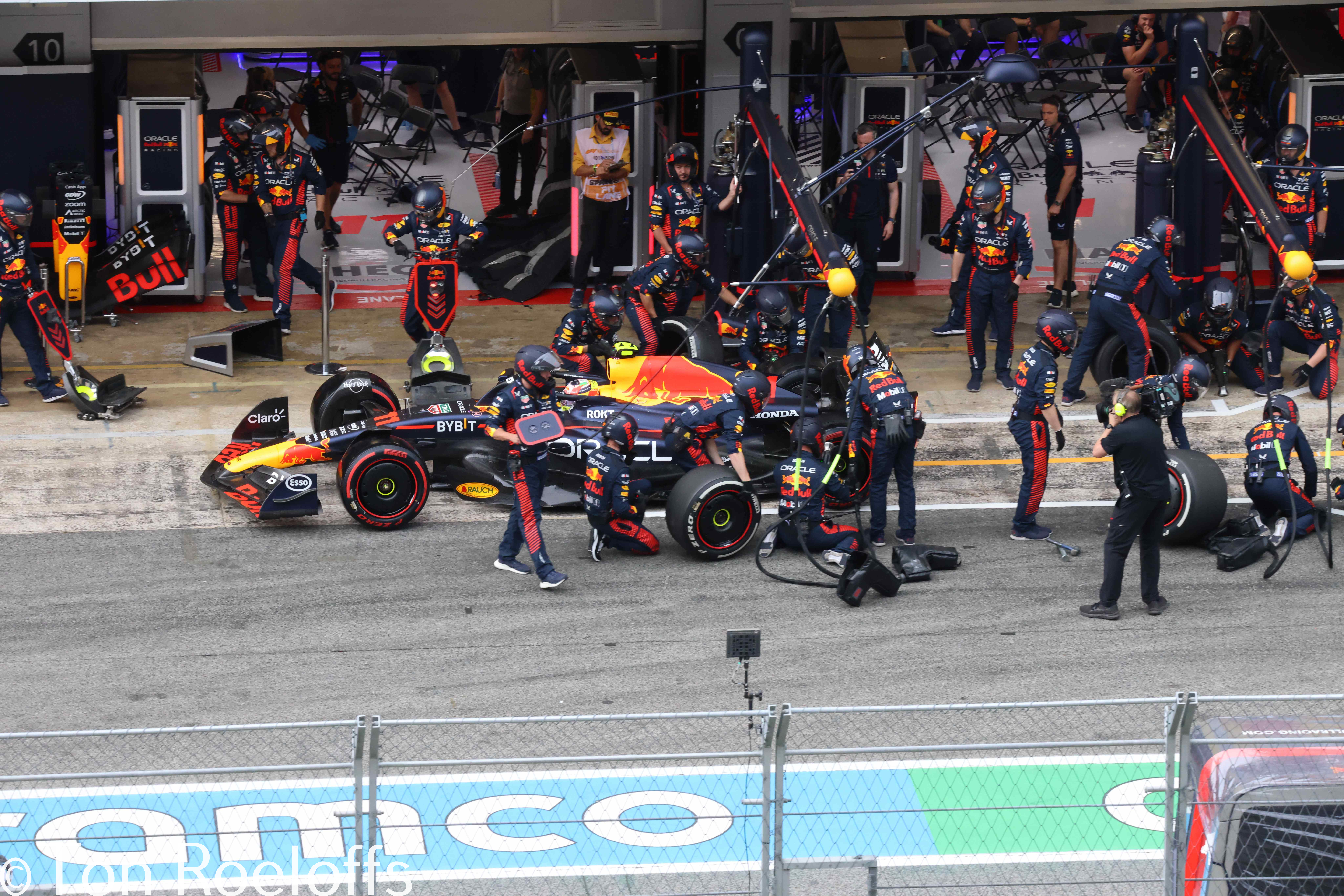 Verstappen pitbox